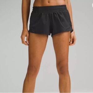 Lululemon Athletica Black Hotty Hot Shorts